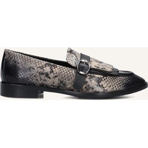 Pertini - 33101 - Loafers - Zwart - Slangenprint