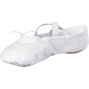 Witte Slippers voor Meisjes - Canvas Dansschoenen en Yoga Pantoffels