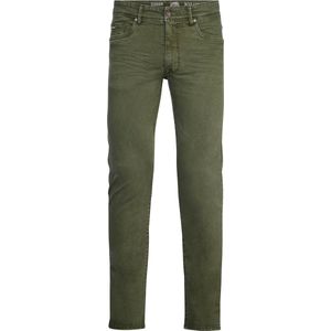 Petrol Industries - Heren Seaham Gekleurde Slim Fit Jeans Polson jeans - Groen - Maat 30
