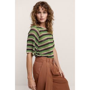 7s5835-7991 Sweater lurex stripe