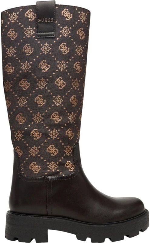 Guess - Yannis - Hoge Laarzen - Bruin - Leer