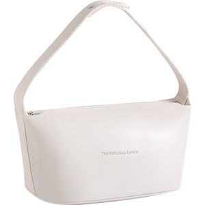 Rainbecom - Koeltassen - Lunchtas - 26x17x17 cm - 7.5 Liter - Wit - Isolatie - PU - Aluminiumfolie - Nylon - Handvat Riem - Koeltas - Lunch Bag - Geïsoleerde Koeltas - Picknicktas