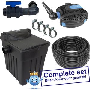 AquaKing Bio Filterbox BF 25000 Complete Set Met Pomp - UV Lamp - Vijverpomp - Filter - Vijver - Pomp - Vijverfilter - UV Lamp Vijver - Vijverpomp voor in Vijver - Elektrische Pomp - Algenbestrijding - Vijverfilter Complete Set