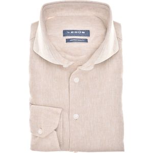Ledûb slimfit linnen beige