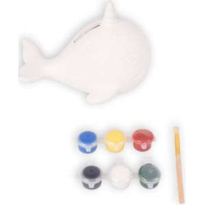 Spaarpot - Verf je eigen spaarpot - Vis spaarpot - Paint Your Own Fish Bank