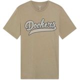 Dockers - Graphic Slim T-shirt - Beige - Korte Mouwen