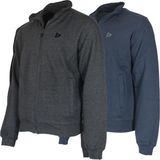 2-Pack Donnay - Sweater zonder capuchon (Bryan) - Sportvest - Heren - Charcoal-marl/Navy (1397) - maat S