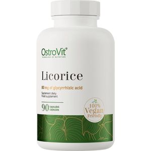 Supplementen - Licorice 400mg - Vegan - 90 Capsules - OstroVit