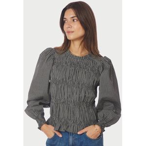 Neo Noir - Marcia Check Blouse - 166893 - 132 Antracite