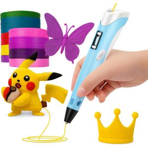 3D Pen Starterspakket - incl. 3 kleuren navullingen/filament (9 meter) - Voor Kinderen - Starterskit - Tekenen - Accessoires - Diydash