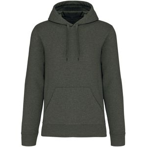 Ecologische herenhoodie met capuchon merk Kariban Green Marble - S