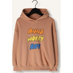 Jelly Mallow Friends Hoodie Truien & Vesten Jongens - Sweater - Hoodie - Vest- Bruin - Maat 2-3Y