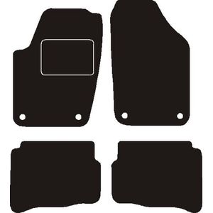 Tip-it - Automattenset Volkswagen Polo IV 2005 - 2009 - Perfecte pasvorm - 4-delig