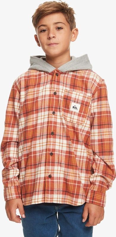 Quiksilver - Halidon - Sweatshirt - Geruit - Met Capuchon - Normale Pasvorm