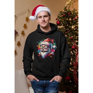 Psycho Santa - Kersttrui - Kerst Trui Zwart - Grappig Kersttrui - Maat XXL - Limited Edition