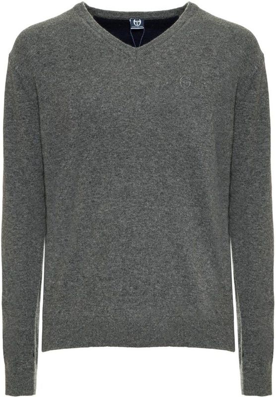 Sergio Tacchini - 21105--900A-GS - Trui - Heren - V-hals - Lange Mouwen - Effen Kleur