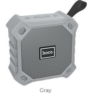 Hoco - BS34 - Draadloze Bluetooth Speaker - Grijs - 8 uur Muziektijd