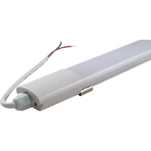 LED TL Armatuur - LED Balk - Exotro Blin - 18W - Waterdicht IP65 - Helder/Koud Wit 6500K - Kunststof - 60cm