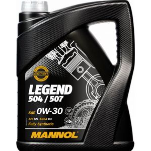 Mannol Legend 504/507 0W30 Vol Synthetisch LongLife motorolie 5 liter