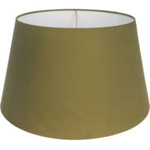 Felix Lampenkap - ø52x30 cm - Olijfgroen - Stof - lampenkap voor staande lamp, lampenkappen hanglampen, lampenkappen voor tafellampen, lampenkappen, lampekap, lampenkap velours, lampenkap voor tafellamp, lampenkappen landelijk