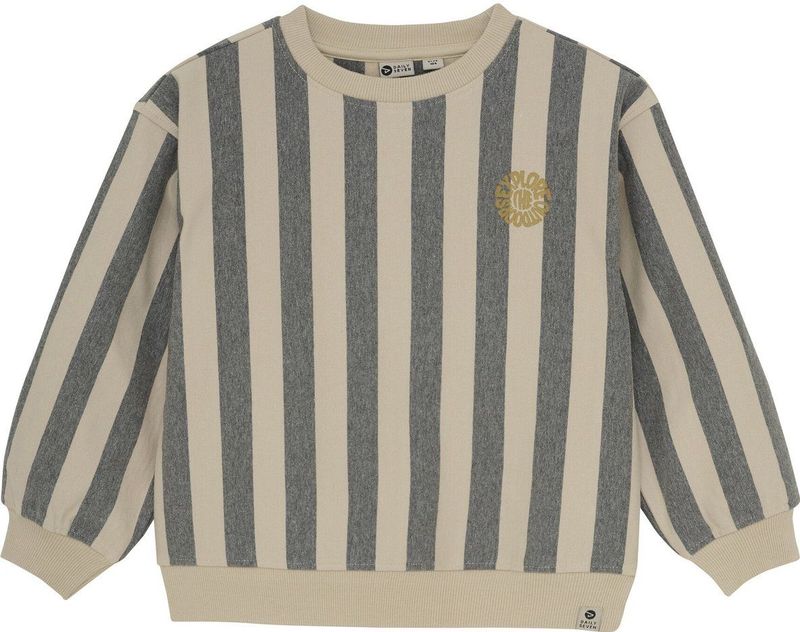 DAILY7 - Oversized Sweater Stripe - Hoodie - Multi