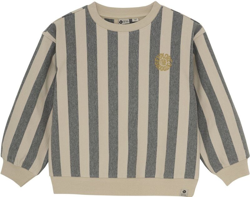 DAILY7 - Oversized Sweater Stripe - Hoodie - Multi