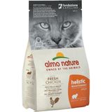 Almo Nature Holistic Droogvoer voor Volwassen Katten - Kip - in 400gr, 2kg of 12kg - Holistic Kip - 2kg
