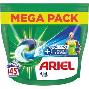 Wasmiddelcapsules 4in1 met Actieve Geurverdediging - 45 Wasbeurten - Ambi Pur Frisheid