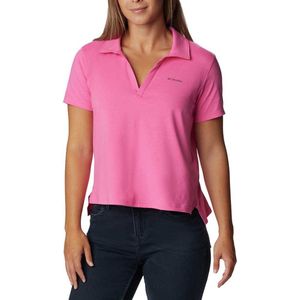 Columbia Sun Trek™ Polo Met Korte Mouwen Roze XL Vrouw