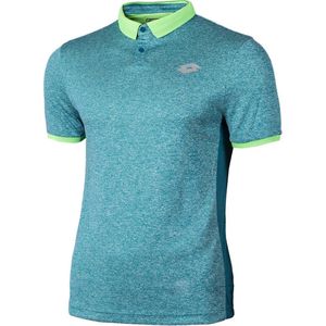 Lotto Dragon Tech II Polo - Deep Dry Tech sportpolo - Tennispolo - Heren - Maat S - Groen
