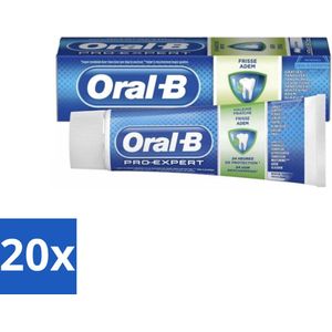 Oral-B - Pro-Expert Frisse Adem - Tandpasta - Zachte Munt - 75 ml - Bulkverpakking - 20 stuks