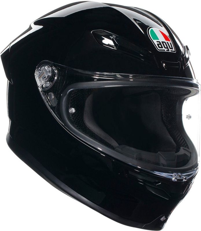 AGV - K6 S E2206 - Helm - Zwart - Carbon en Aramidevezel