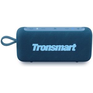 ​Tronsmart Trip 2 Portable Speaker 10W Enhanced Bass 20H Play IPX7 Waterproof Clip On Stereo Pair Voice Assistant​​ Blue