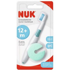 Nuk Leren tandenborstel 12-36 maanden Blauw