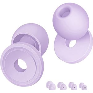 Nova Venture CometPods – Loop Earplugs Style – 33dB Noise Reduction Earplugs – The Quiet Experience – Comfortabele Oordoppen voor Slapen & Festivals – Lila