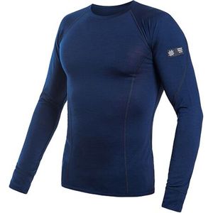 Sensor - Merino Active - Shirt - Lange Mouw - Merino Wol - Heren - Blauw - Large