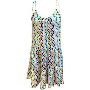 Zomerjurken Dames- Korte Strandjurken Ibiza Stijl | Multikleur | Maat S/36