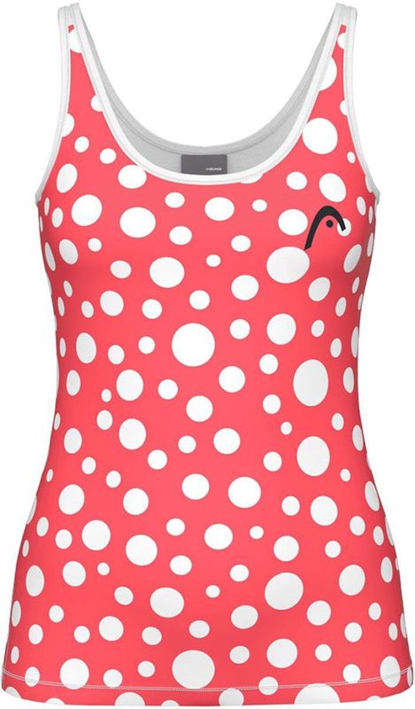 HEAD - Spirit II Print - Tanktop - Grapefruit - Katoen