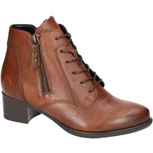 Remonte -Dames - cognac/caramel - enkellaarzen - maat 37