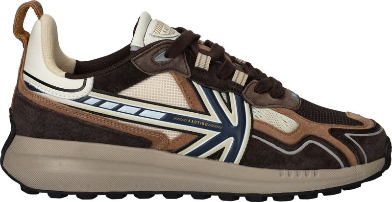 KAOTIKO - Vancouver Tech - Leren Sneaker - Bruin