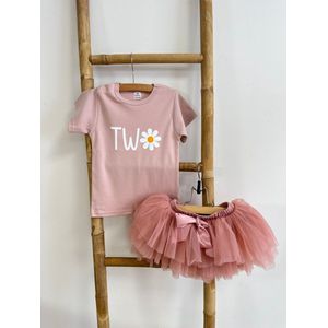 Verjaardag outfit-verjaardag kleding-girl-meisje-2de verjaardag-two-2 jaar-fotoshoot kleding-verjaardag jurk-tutu set verjaardag meisje-kleedje verjaardag-set Daisy (mt 92)