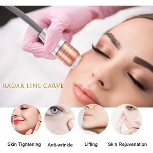 V Max Ultrasone Gezichtsverjonging – Anti-Rimpel Lifting Apparaat met Hoge Frequentie en Radar Technologie