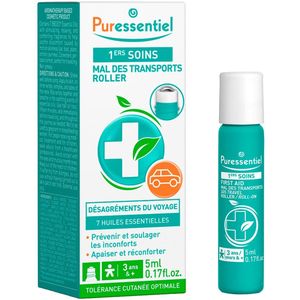 Puressentiel - Reisziekte Roller - 5 ml - Met 7 Etherische Oliën