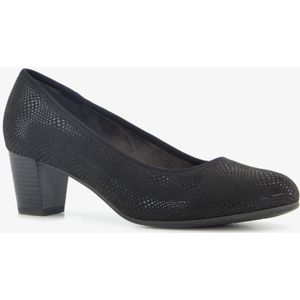 Softline dames pumps met H leest zwart - Maat 38