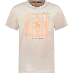 TYGO & vito X402-6423 Jongens T-shirt - Light Stone - Maat 122-128