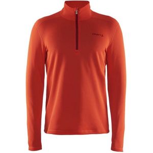 Craft- Heren - Thermo zipshirt - Sweep Halfzip - Oranje - Maat XS