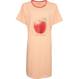 Temptation Dames Nachthemd - Bigshirt - Oranje - Maat XL