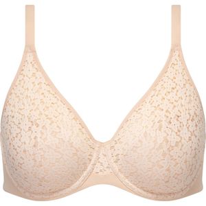 Chantelle Beugel Bh - voorgevormd - Norah - Volledig kant - 85D - Beige