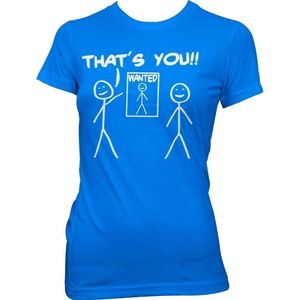 Hybris That's You Wanted Girly T-Shirt Damen Blue-S