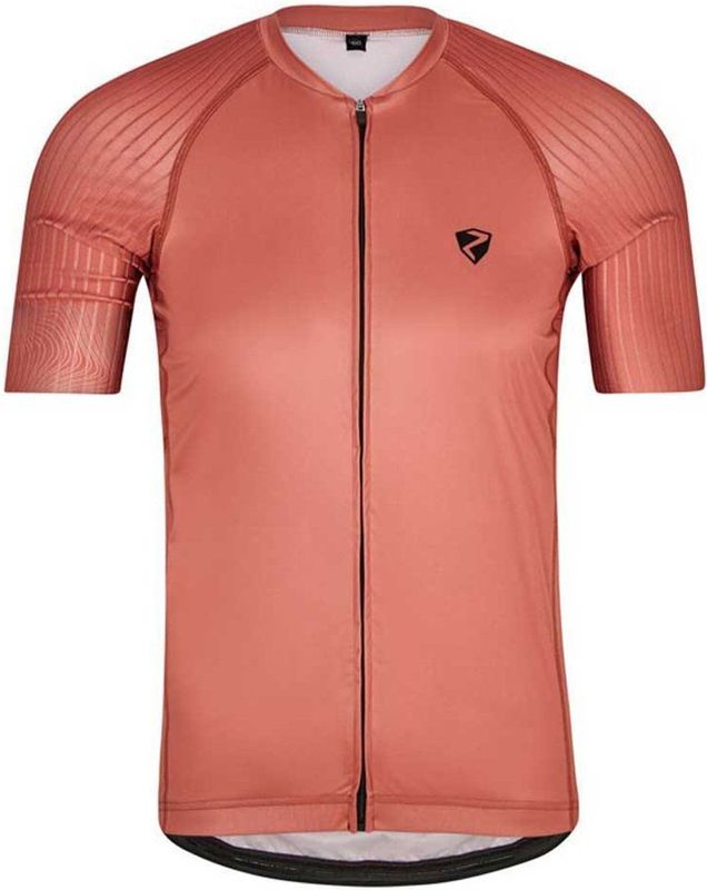 Ziener - Nearo - Korte Mouw Wielertrui - Bruin - Man